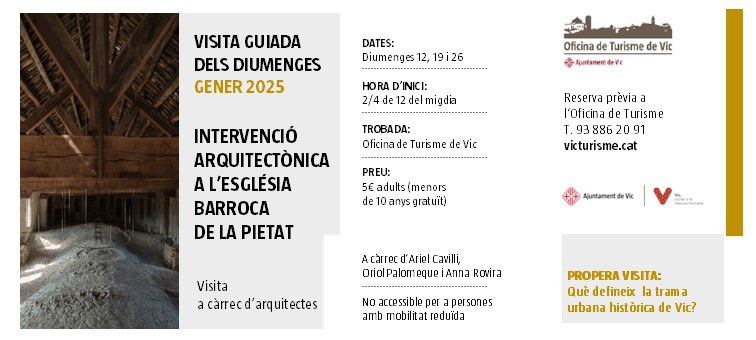 Visita la intervenció arquitectònica a l’església barroca de la Pietat